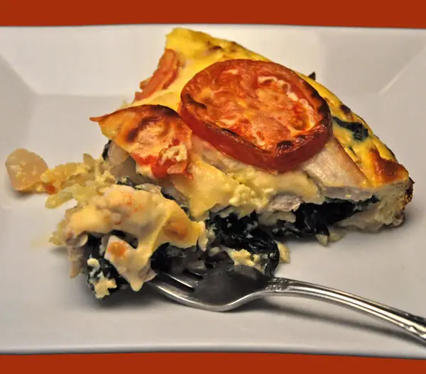 Turkey & Chard Quiche; Marrakesh express