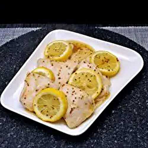 Turkey Cutlets with Lemon and Mustard