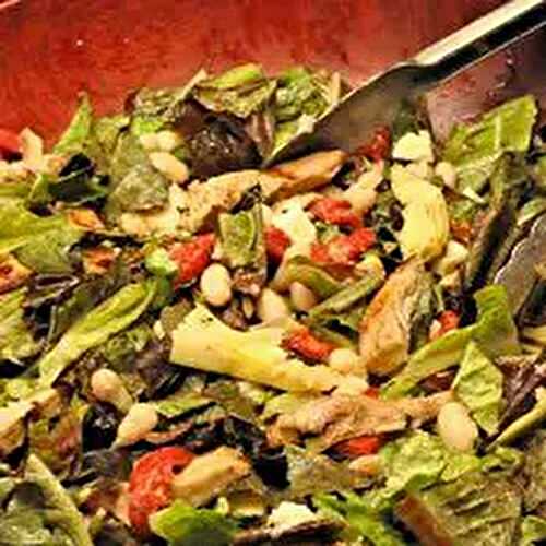 Turkey, Feta, White Bean Salad