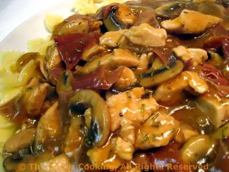 Turkey Newburg: with Sherry and Iberian Ham; Romantic Spain; our Valentine's Day story