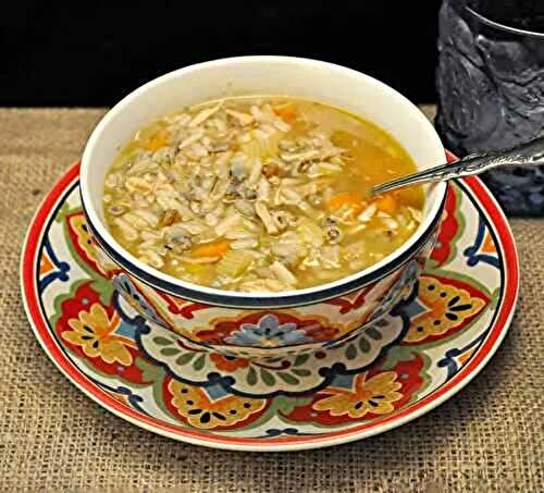 Turkey Rice Soup; my triennual diet rant or the diet that works