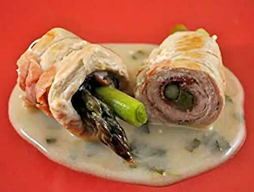 Turkey Rolls Stuffed with Asparagus; love from Bologna