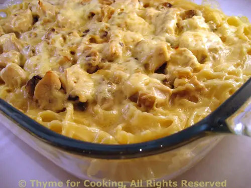 Turkey Tetrazzini; Thanksgiving leftovers; Season's Eatings