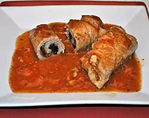 Veal Rolls Stuffed with Caramelized Shallots; state of the gardens