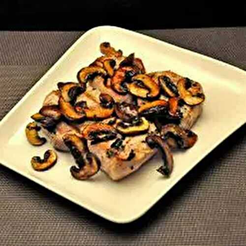 Veal Tenderloin with Sautéed Mushrooms