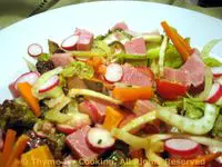 Vegetable Gardens, part 1: The Easy Plan; Radish, Fennel and Lettuce Garden Salad