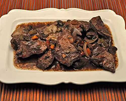 Venison in Red Wine, Slow Cooker; more Gaudi