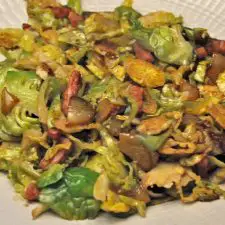 Warm Brussels Sprouts Salad