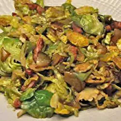 Warm Brussels Sprouts Salad