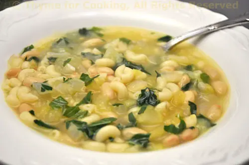 White Bean and White Tomato Soup; the update