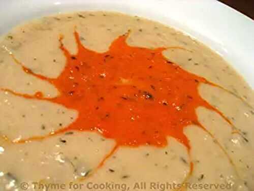 White Bean Soup with Red Pepper Coulis; the Saga, Part II