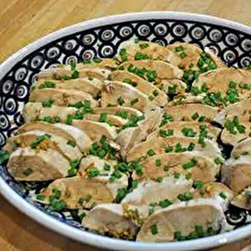 White Cut Chicken, Soy Ginger Sauce