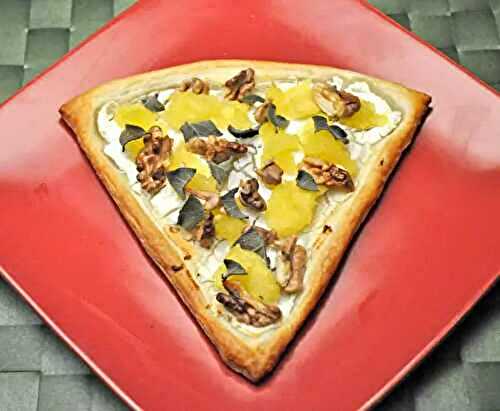 White Pizza with Acorn Squash, Walnuts and Sage
