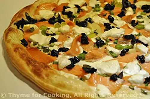 White Pizza with Smoked Salmon and Green Garlic; the Update