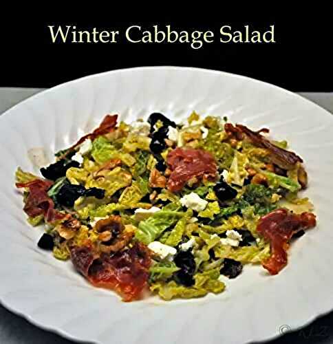 Winter Cabbage Salad; proper way to buy firewood