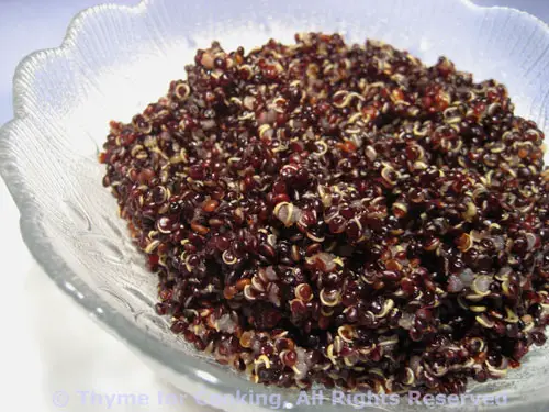 Zen and the art of lawnmower maintenance; Black Quinoa