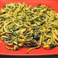 Zucchini Noodles Parmesan