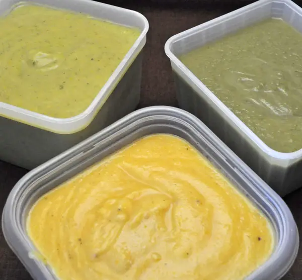 Zucchini Soup, making soups for the freezer