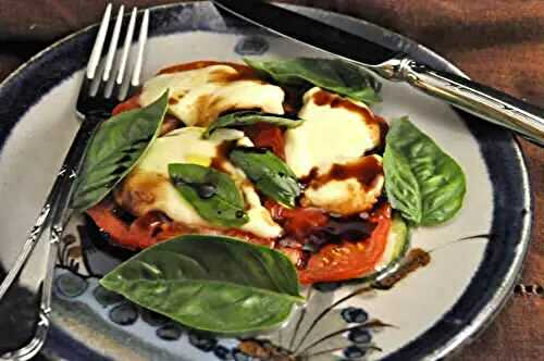 Zucchini, Tomato and Mozzarella Layers; and so it goes