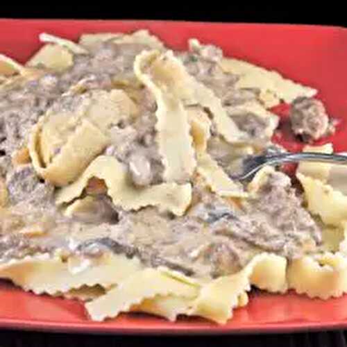Ground Beef Stroganoff