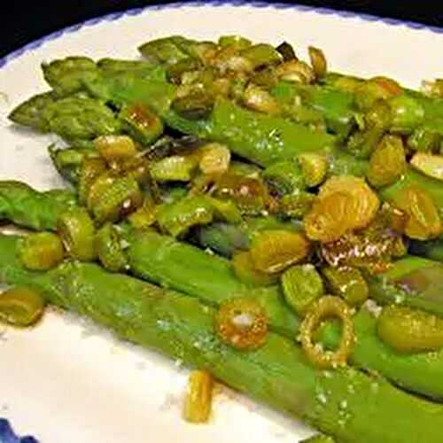 Asparagus with Green Garlic