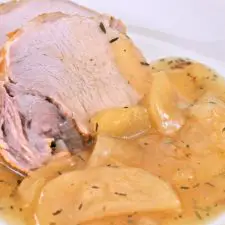 Braised Pork with Apples
