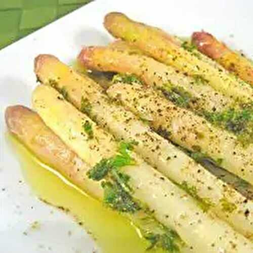 Asparagus with Lemon Vinaigrette