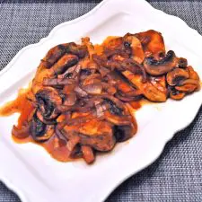 Chicken Breasts, Mushroom Pan Sauce