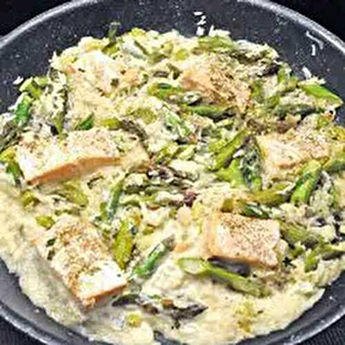 Salmon & Asparagus Skillet