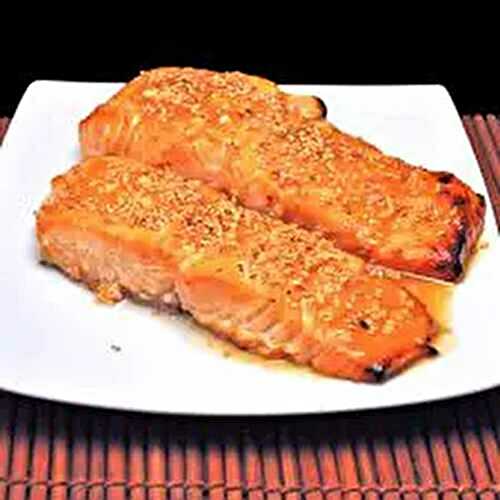 Grilled Sesame Miso Salmon