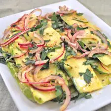 Marinated Zucchini Ribbon Salad