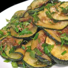 Sautéed Zucchini with Balsamic Vinegar