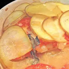 Potato Tomato Gratin