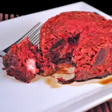 Beet Timbales with Goat Cheese