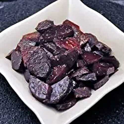 Beets with Maple-Balsamic Glaze