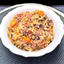 Risotto with Ham & Winter Squash