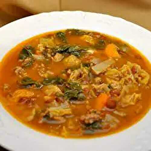 Tomato Beef Vegetable Soup