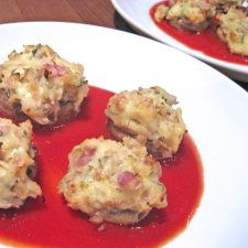 Cheese Stuffed Mushroom Caps