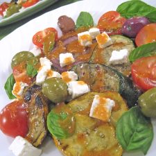 Grilled Zucchini & Onion Salad