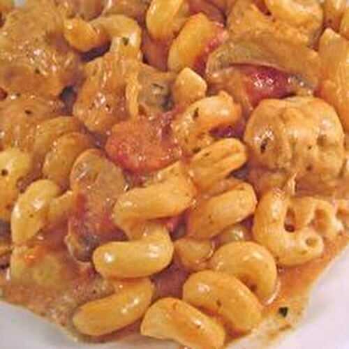 Pasta with Chicken & Mushrooms