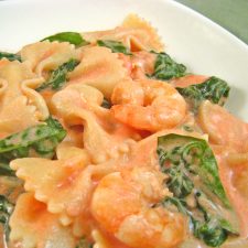 Shrimp & Pasta with Fresh Tomato Sauce