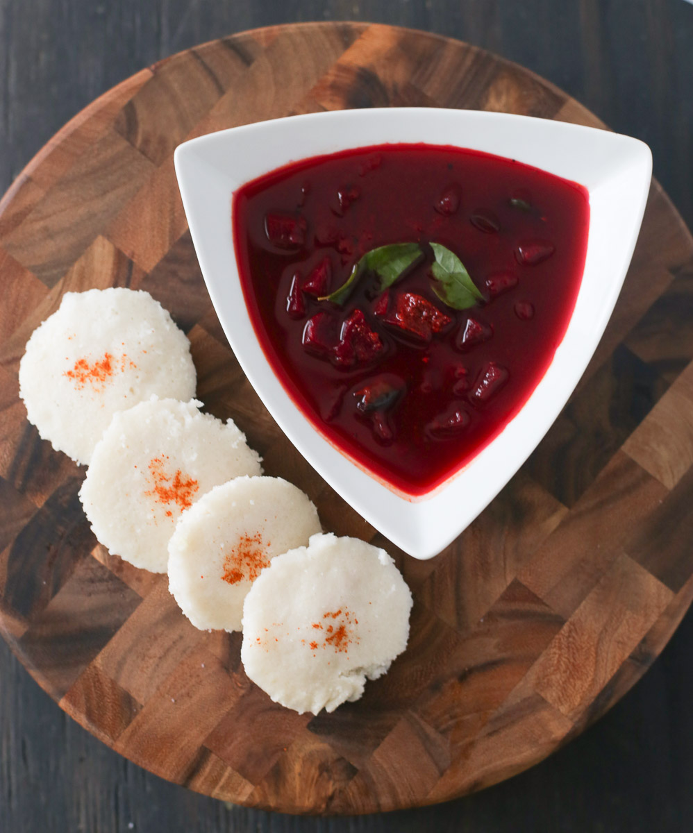 Beetroot Rasam (South Indian soup)