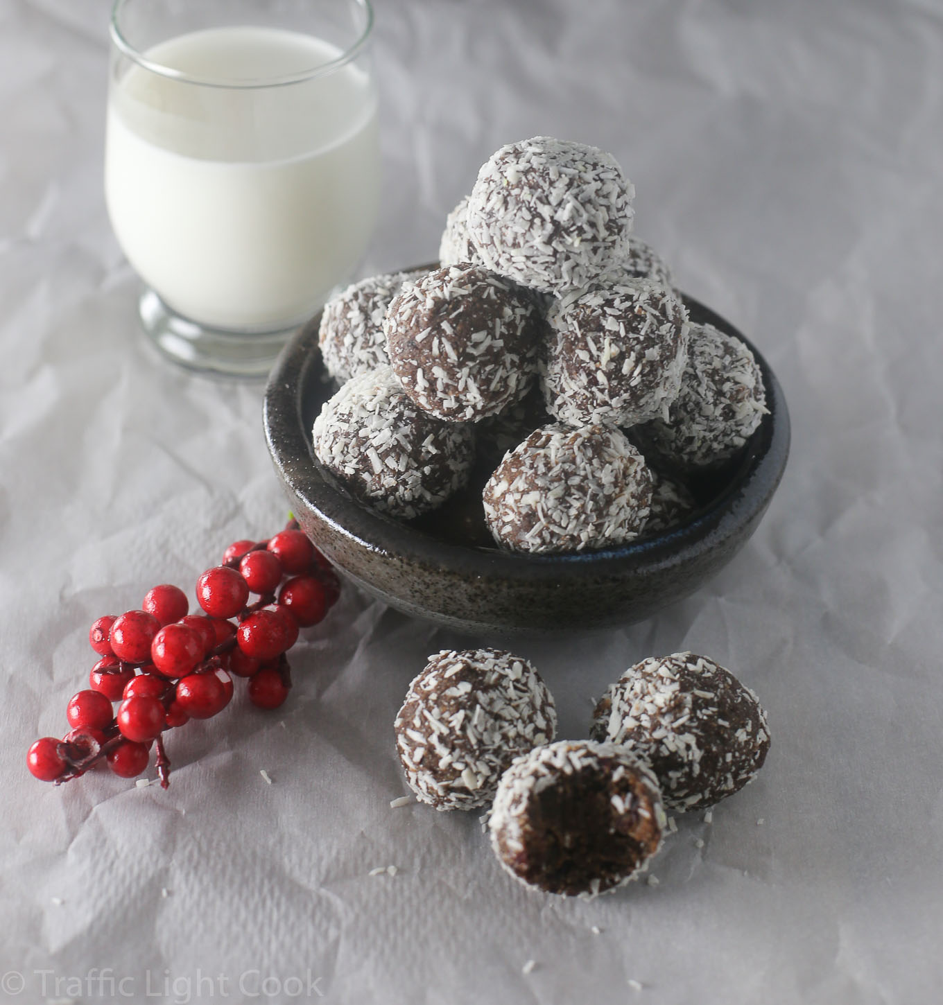 Chocolate Quinoa Snowballs