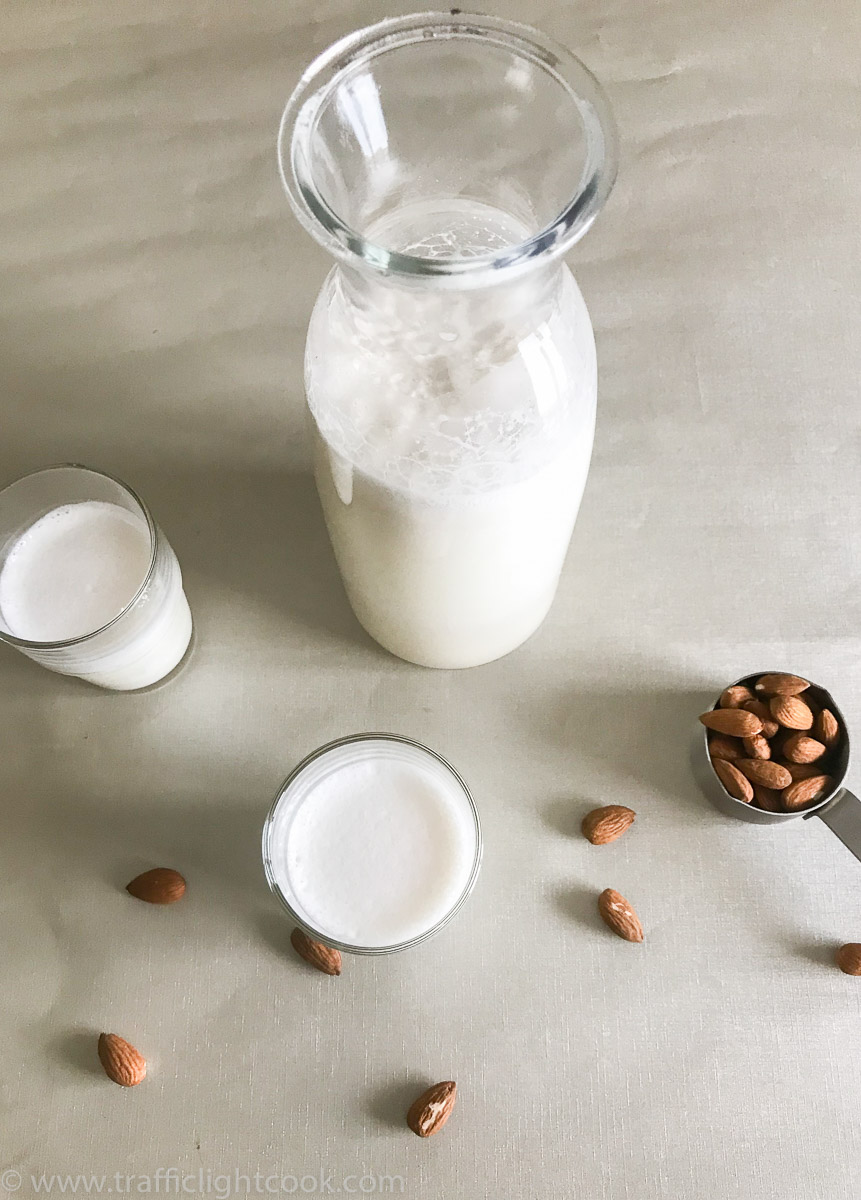 Homemade Almond Milk (no-waste recipe)