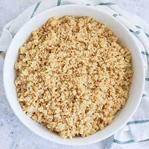 Instant Pot Quinoa (healthy & fluffy)