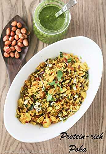 Protein-rich Poha (flattened rice)