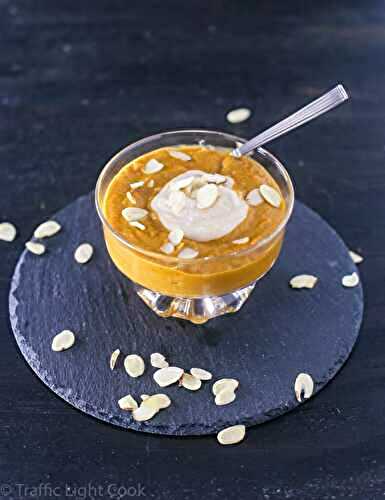 Sweet Potato Pudding (vegan, no-processed sugar)