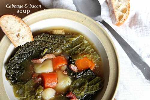 Bacon and cabbage soup