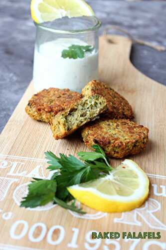 Baked falafels (vegan)