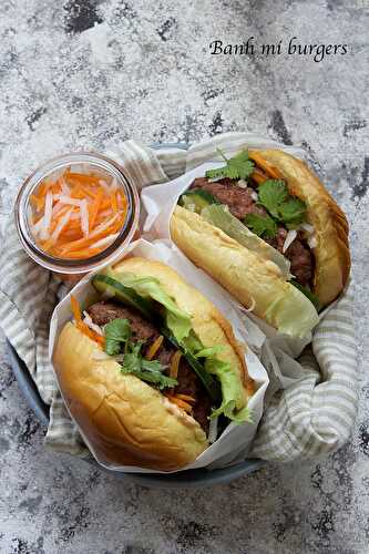 Banh mi burgers